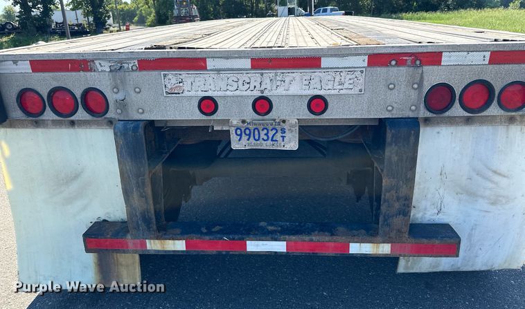 image for item DQ7337 1997 Transcraft Eagle W2  flatbed trailer