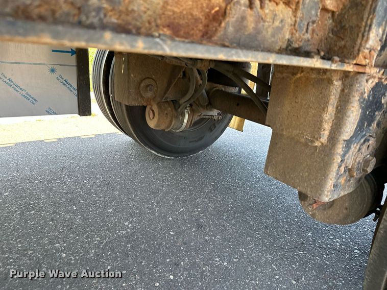 image for item DQ7337 1997 Transcraft Eagle W2  flatbed trailer