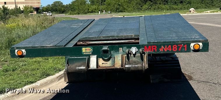 image for item DQ7339 1993 Talbert  lowboy equipment trailer