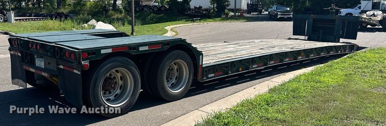 image for item DQ7339 1993 Talbert  lowboy equipment trailer
