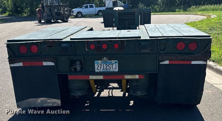 image for item DQ7339 1993 Talbert  lowboy equipment trailer