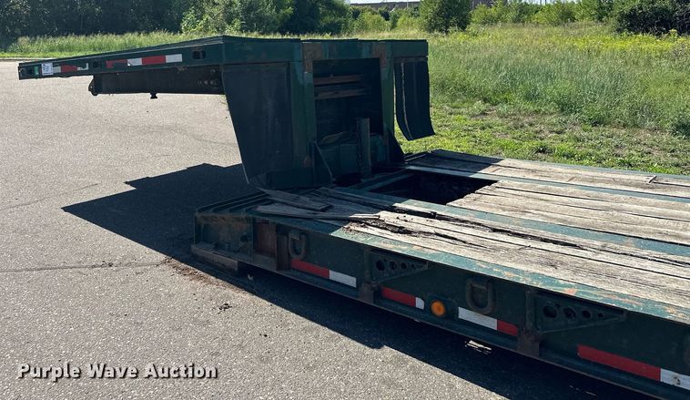 image for item DQ7339 1993 Talbert  lowboy equipment trailer