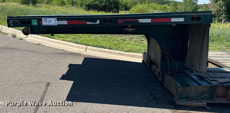 image for item DQ7339 1993 Talbert  lowboy equipment trailer