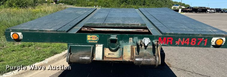 image for item DQ7339 1993 Talbert  lowboy equipment trailer