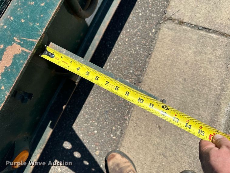 image for item DQ7339 1993 Talbert  lowboy equipment trailer