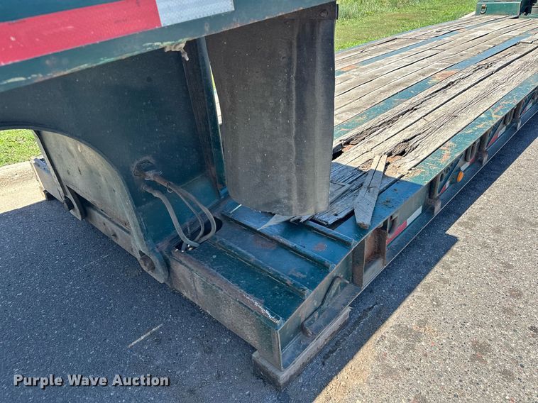 image for item DQ7339 1993 Talbert  lowboy equipment trailer