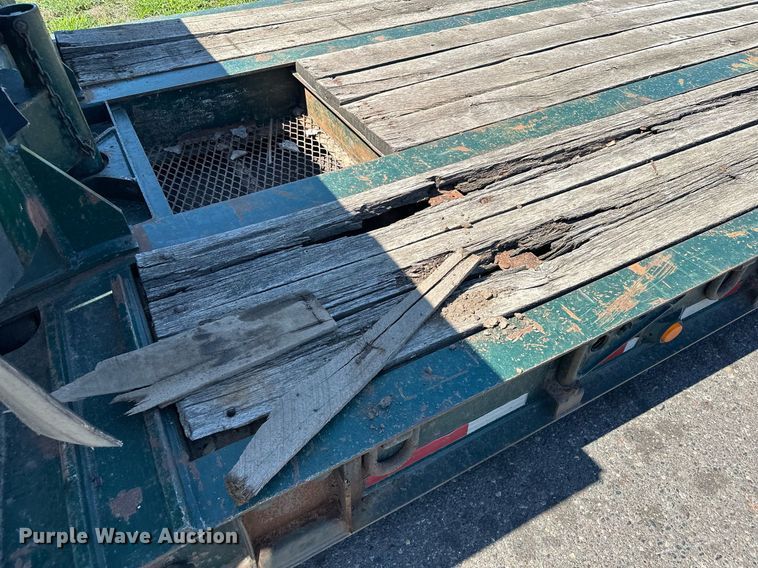 image for item DQ7339 1993 Talbert  lowboy equipment trailer