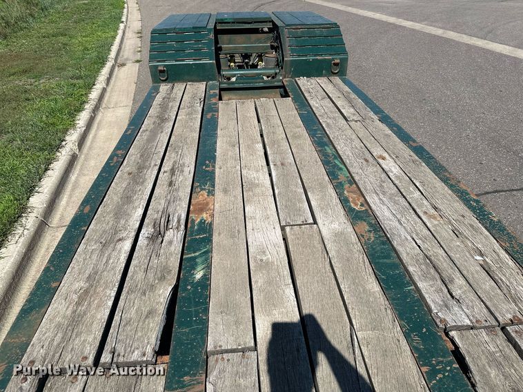 image for item DQ7339 1993 Talbert  lowboy equipment trailer