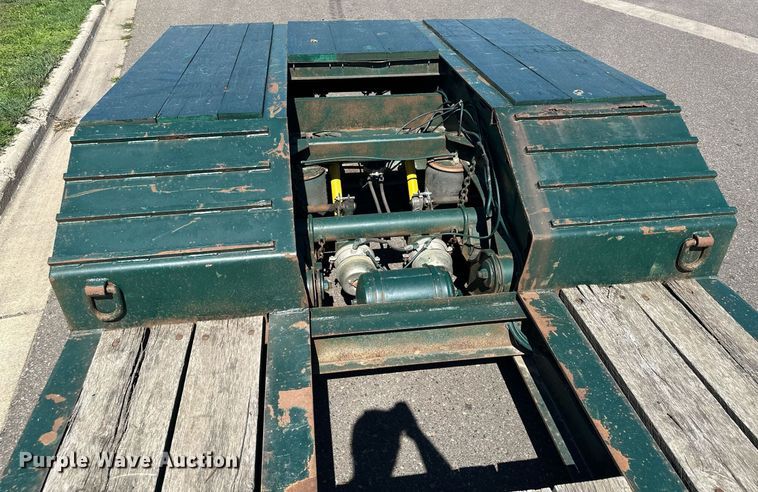 image for item DQ7339 1993 Talbert  lowboy equipment trailer
