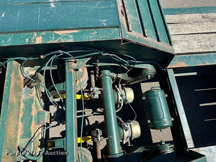 image for item DQ7339 1993 Talbert  lowboy equipment trailer
