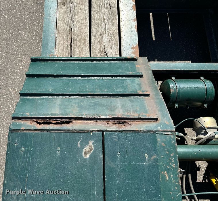 image for item DQ7339 1993 Talbert  lowboy equipment trailer