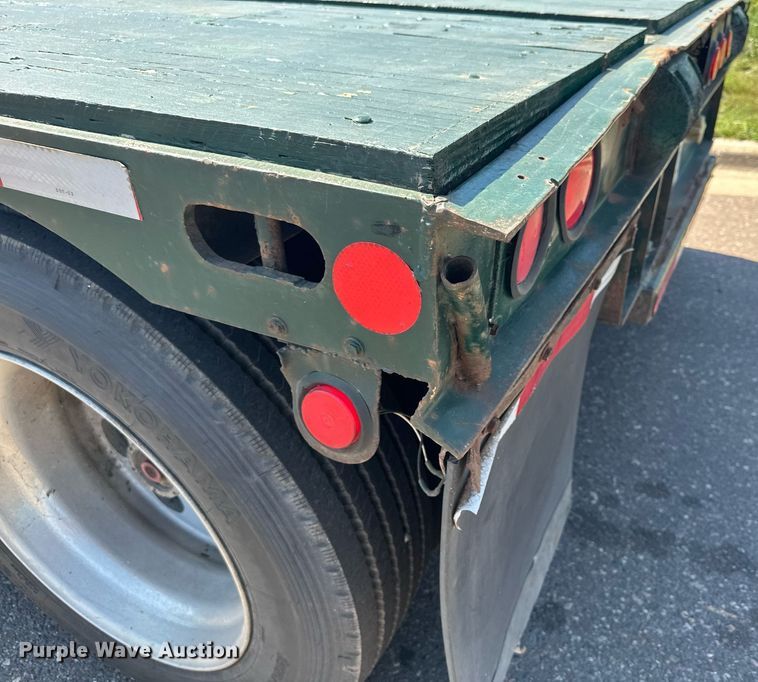 image for item DQ7339 1993 Talbert  lowboy equipment trailer