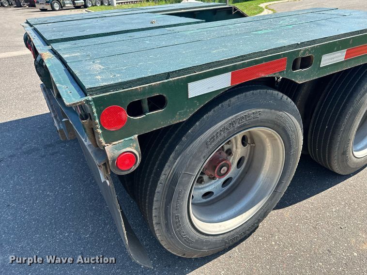 image for item DQ7339 1993 Talbert  lowboy equipment trailer