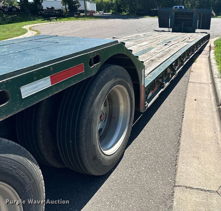 image for item DQ7339 1993 Talbert  lowboy equipment trailer