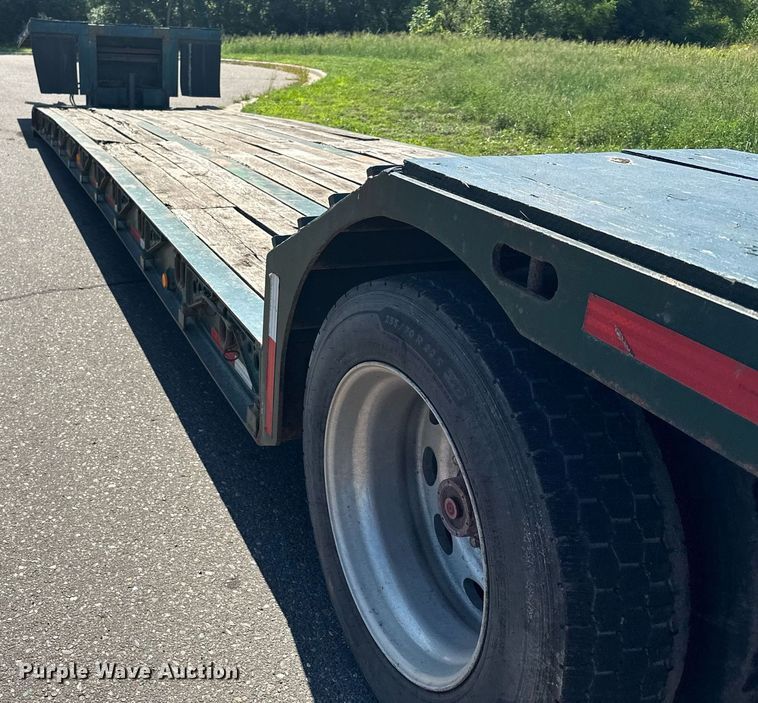 image for item DQ7339 1993 Talbert  lowboy equipment trailer