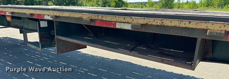 image for item DQ7340 1988 Transcraft  flatbed trailer