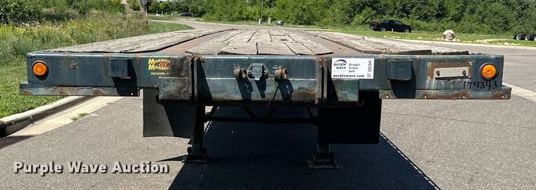 image for item DQ7341 1996 Talbert  flatbed trailer