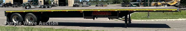 image for item DQ7341 1996 Talbert  flatbed trailer