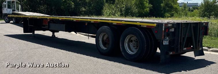image for item DQ7341 1996 Talbert  flatbed trailer