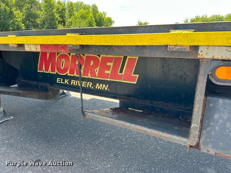 image for item DQ7341 1996 Talbert  flatbed trailer
