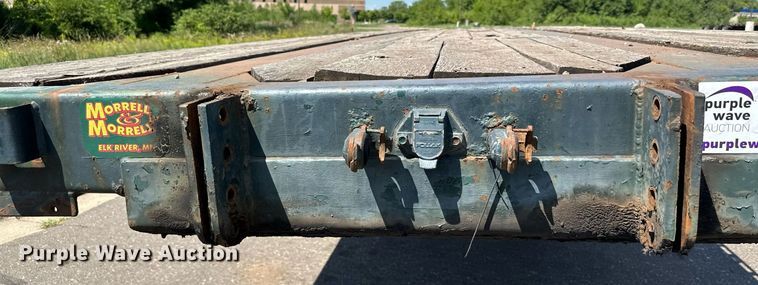 image for item DQ7341 1996 Talbert  flatbed trailer