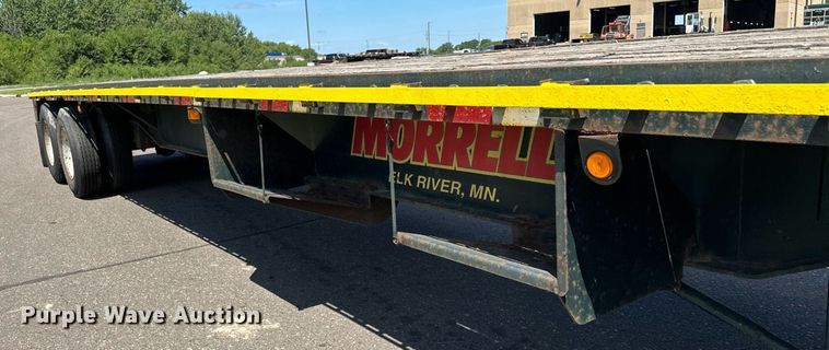 image for item DQ7341 1996 Talbert  flatbed trailer