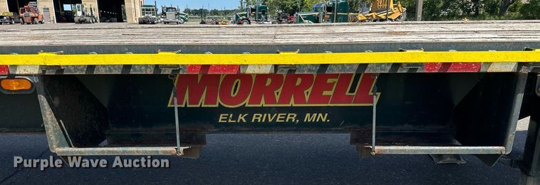 image for item DQ7341 1996 Talbert  flatbed trailer