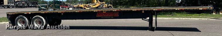 image for item DQ7342 1995 Talbert  flatbed trailer