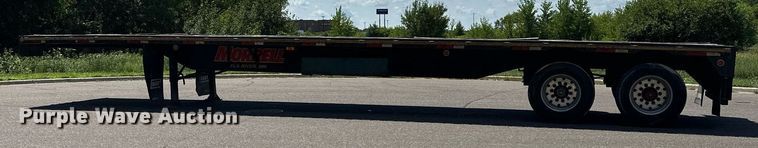 image for item DQ7342 1995 Talbert  flatbed trailer