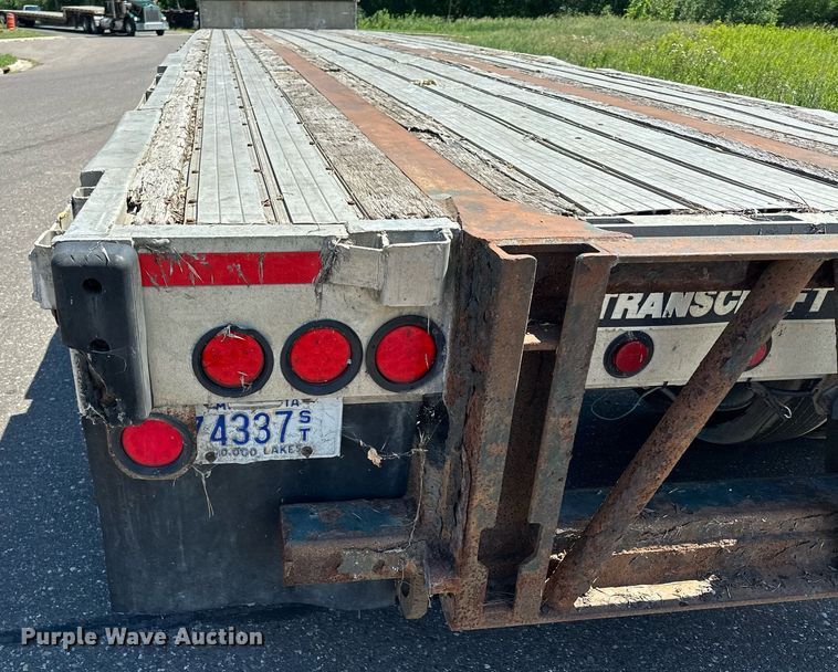 image for item DQ7344 2004 Transcraft  drop deck trailer