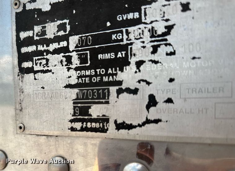 image for item DS2228 2005 Great Dane  refrigerated van trailer