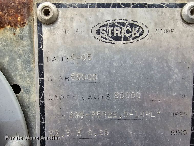 image for item KG9598 2006 Strick  dry van trailer