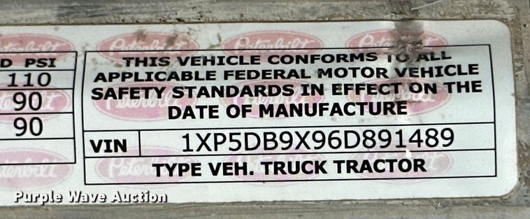 image for item ML9120 2006 Peterbilt 379  semi truck