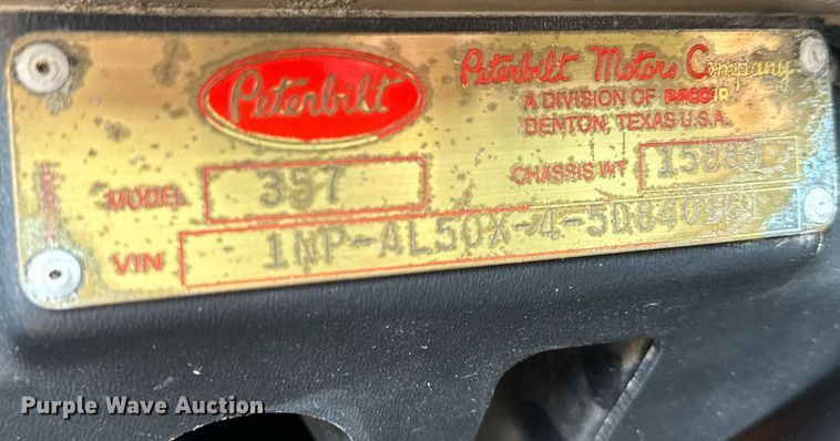 image for item MQ9323 2005 Peterbilt 357  ready mix truck