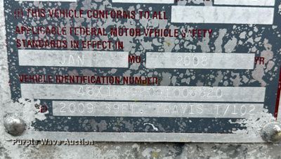 image for item NL9391 2009 Travis T/102  end dump trailer