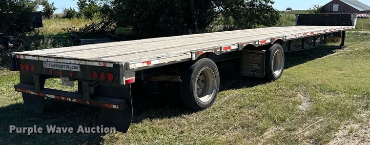 image for item NP9996 2008 Transcraft DTL-2100  drop deck equipment trailer