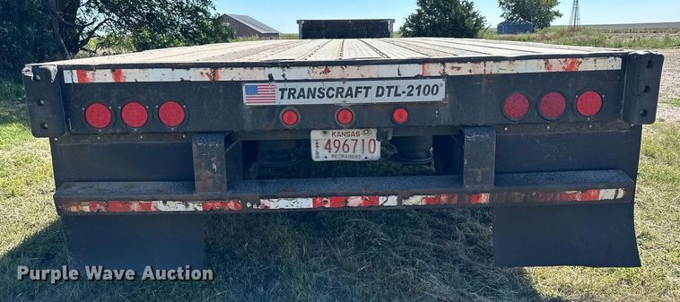 image for item NP9996 2008 Transcraft DTL-2100  drop deck equipment trailer
