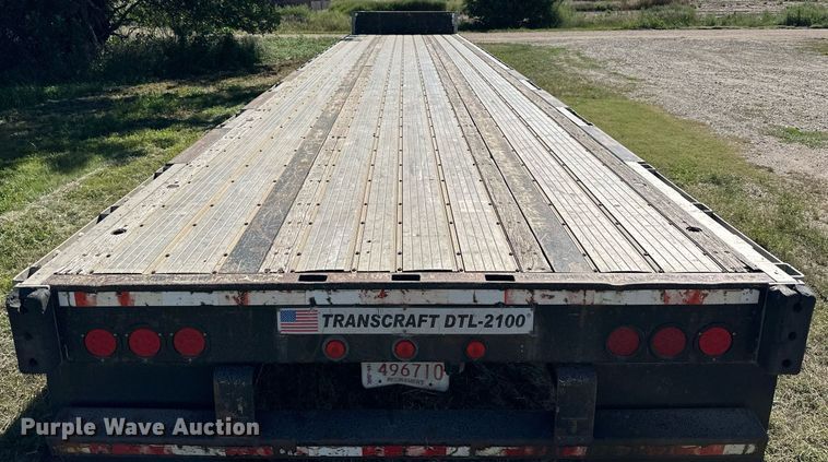 image for item NP9996 2008 Transcraft DTL-2100  drop deck equipment trailer