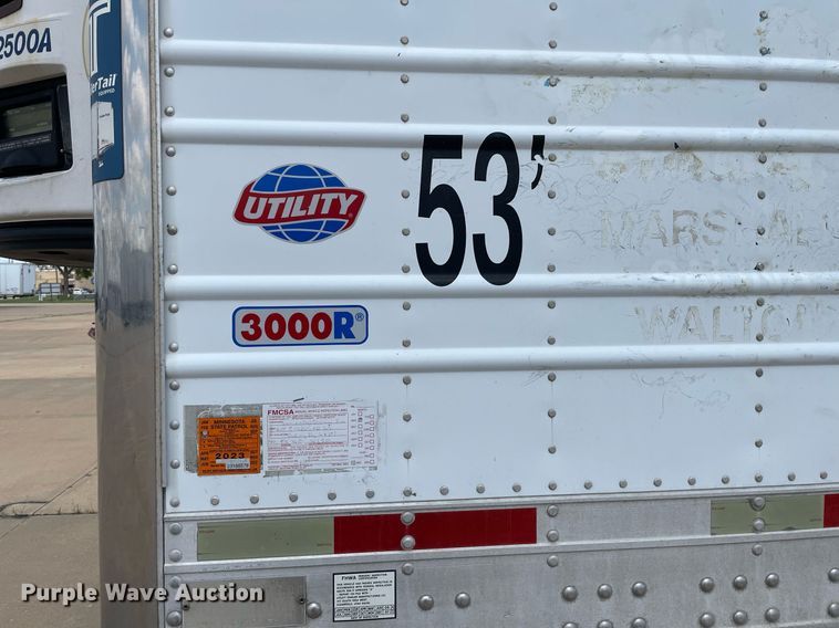 image for item NY9598 2008 Utility VS2RA  refrigerated van trailer