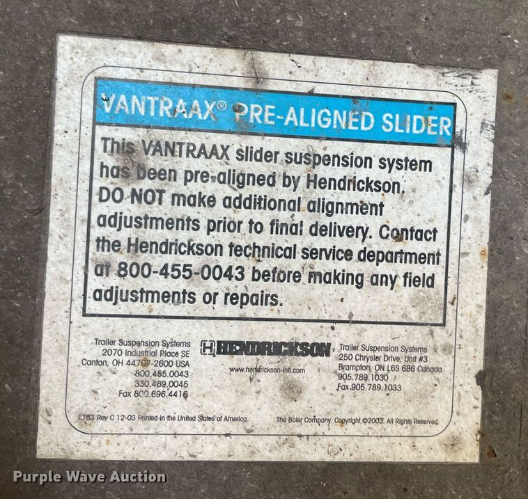 image for item NY9598 2008 Utility VS2RA  refrigerated van trailer