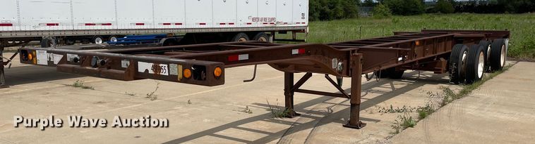 image for item NY9601 2001 Pratt GN2040LS9A  container trailer