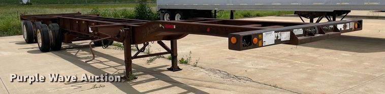 image for item NY9601 2001 Pratt GN2040LS9A  container trailer