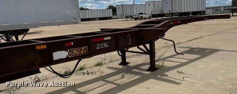 image for item NY9601 2001 Pratt GN2040LS9A  container trailer