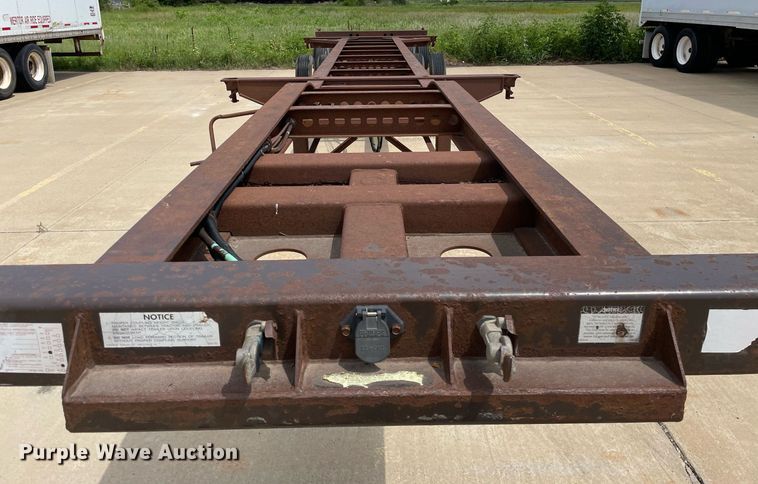 image for item NY9601 2001 Pratt GN2040LS9A  container trailer