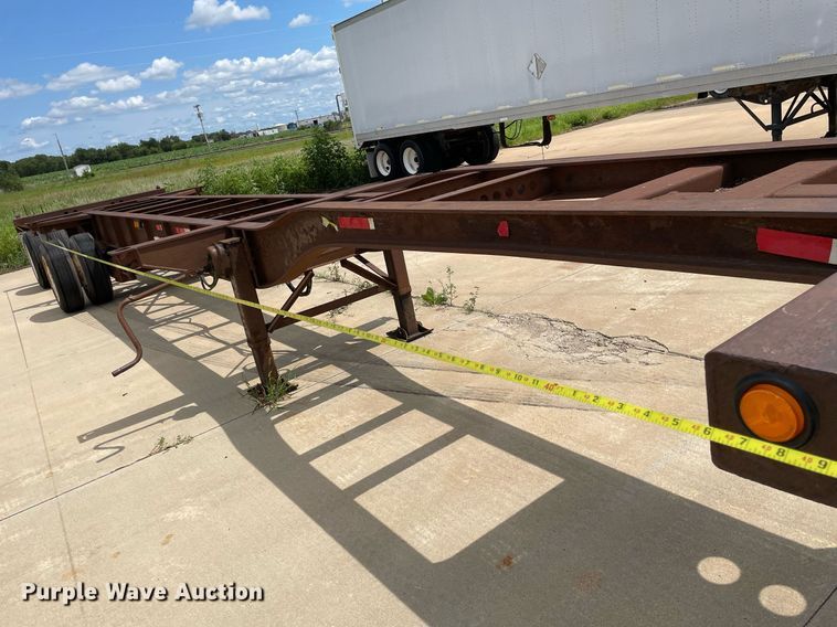 image for item NY9601 2001 Pratt GN2040LS9A  container trailer