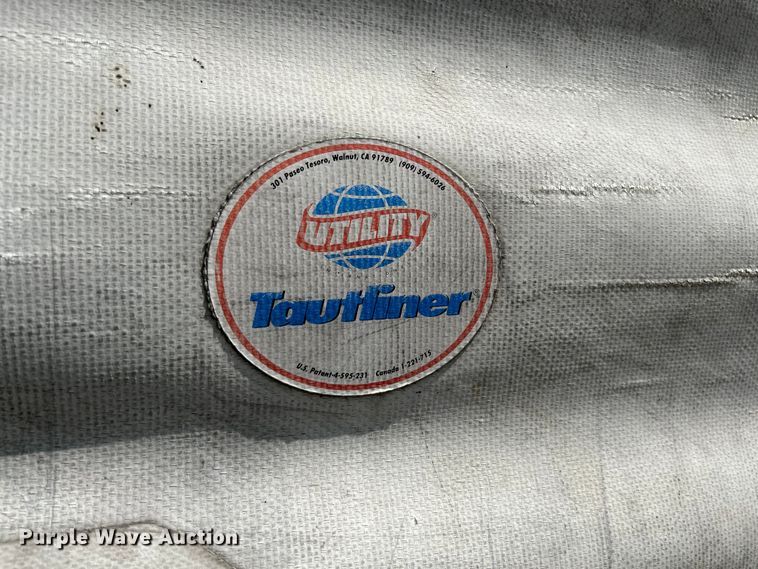 image for item OK9742 1996 Utility Trailers  side curtain trailer