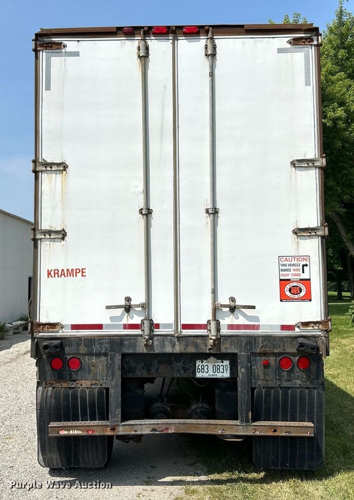 image for item OK9743 1996 Utility Trailers  side curtain trailer