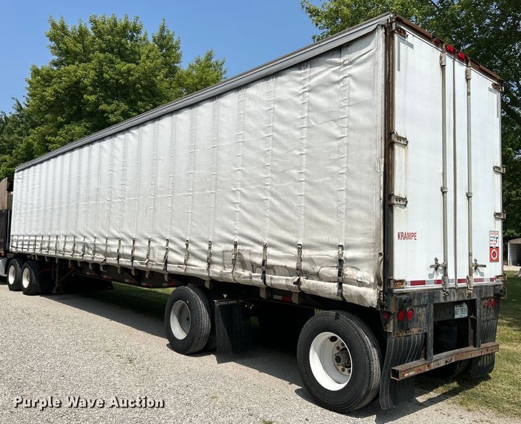 image for item OK9743 1996 Utility Trailers  side curtain trailer