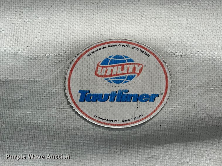 image for item OK9743 1996 Utility Trailers  side curtain trailer