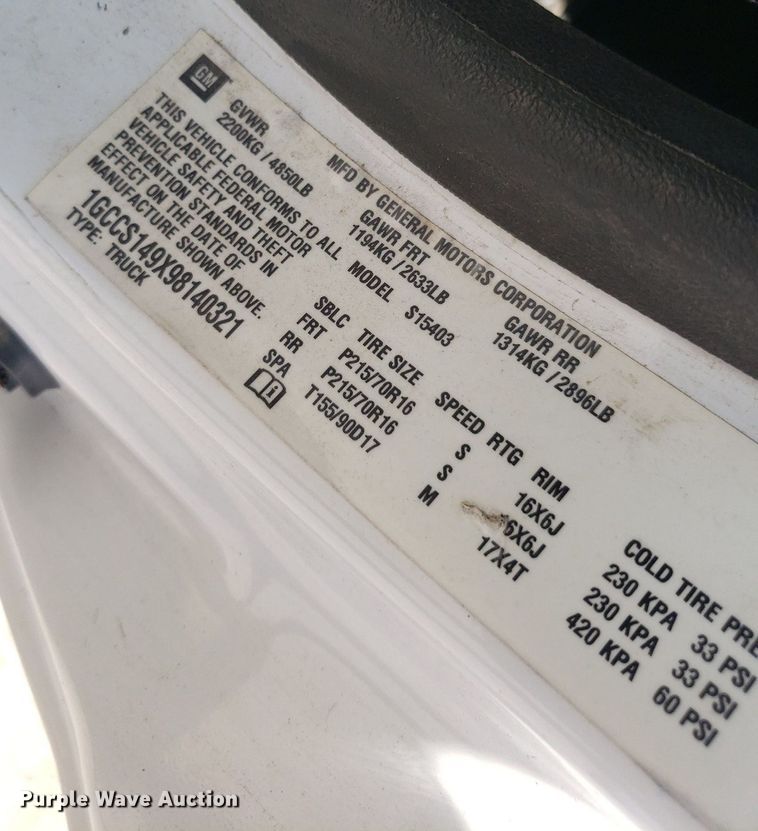 image for item DO2963 2009 Chevrolet Colorado  pickup truck